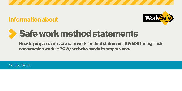 Safe Work Method Statements